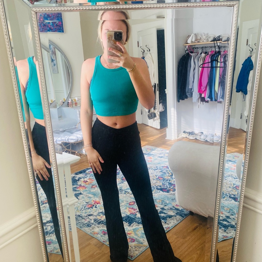 Wild Fable Teal Crop Top